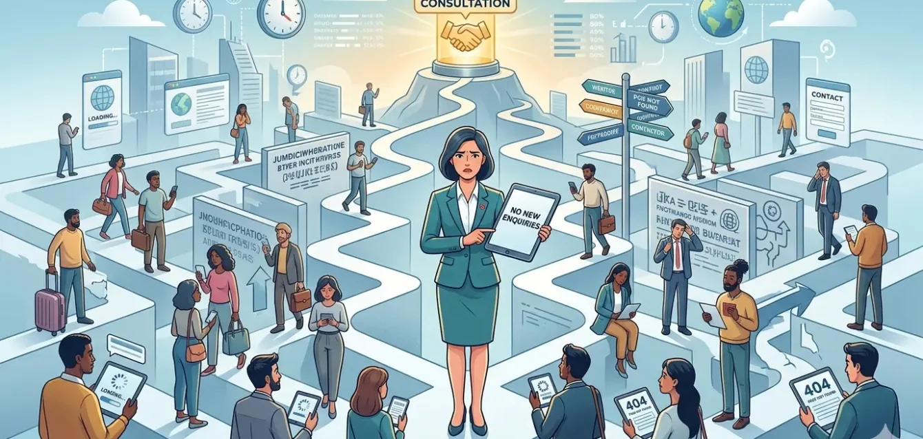 why immigration consultants get website traffic but no enquiries