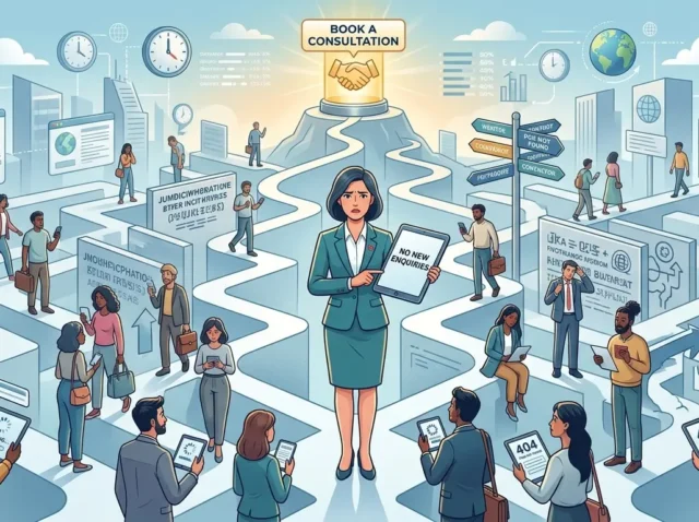 why immigration consultants get website traffic but no enquiries